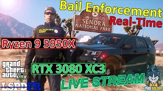 (PART 1) Bail Enforcement Bounty Hunter LIVE Patrol In Real-Time | GTA 5 LSPDFR Live Stream 204