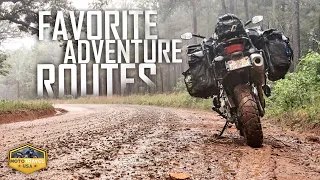 Favorite Motorcycle Adventure Routes... So Far.. Big Bike Friendly