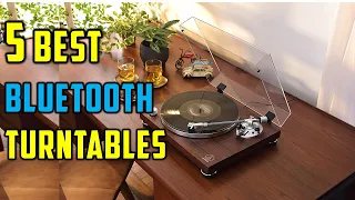 Top 5 Best Bluetooth Turntables 2023 - Top Rated Bluetooth Turntables Review - Best Turntables 2023