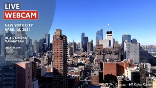 LIVE: stream from Hell's Kitchen, Midtown, Manhattan, New York on Tuesday, April 16, 2024