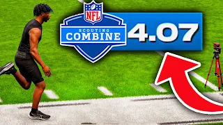 I broke the 40 Yard Dash Record in Madden 24 Superstar Mode