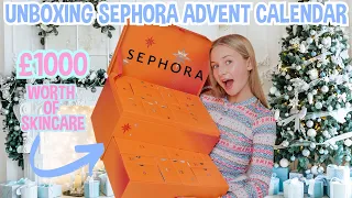 UNBOXING MY SEPHORA ADVENT CALENDAR ALL IN ONE GO!