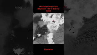 Ukrainian army used Bayraktar TB2 to destroy tanks