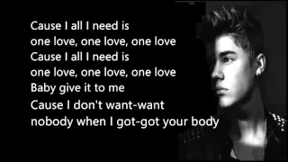 Justin Bieber- One Love (Lyrics)