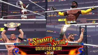 SUMMERSLAM 2K23 HIGHLIGHTS : WWE 2k23 Universe Mode