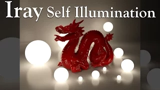 Tutorial 3ds Max Iray Self illumination