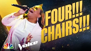 Four Chairs Turn for BrittanyBree on The Weeknd's "Call Out My Name" | Voice Blind Auditions 2021