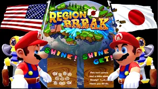 Japanese Mario Sunshine is VERY Different - Region Break