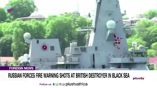 Russian Forces Fire Warning Shots At British Destroyer In Black Sea | FOREIGN