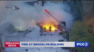Fire rips through Brooklyn brownstone early Friday morning