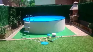 Mantenimiento de la piscina de forma manual , sin depuradora