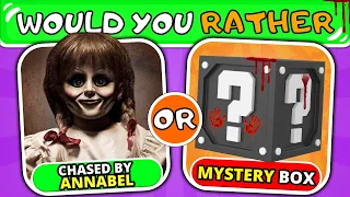 Would You Rather... Scary Mystery Box! 🤡📦 | Halloween Edition