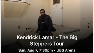 Big Steppers Tour @ UBS Arena 8/7 “Family Ties”  By Baby Keem and Kendrick Lamar Crowd Experience