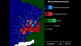 War in Ukraine (Donbass, 2014): Every Day