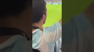 Fans reaction to Messi goal against Australia round of 16