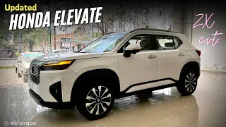 Best suv for family Updated honda elevate 2024 | honda elevate zx cvt @ 16.31 : elevate top model