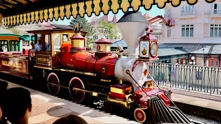Euro Disneyland Railroad Full Ride POV Experience in 4K | Disneyland Paris 2022