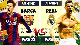 ⏳ ALL-TIME BARCA vs REAL MADRID 😱 ve FIFĚ 23! 😳