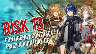 [Arknights] Contingency Contract#0 Day 6 Map - Frozen Ruin: Lv13 Risk (Highest Level)