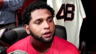 Pablo Sandoval on interfering with Zack Cozart on double play