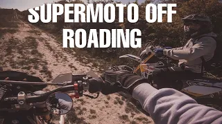 Supermoto Off Roading On Clay / Chalk