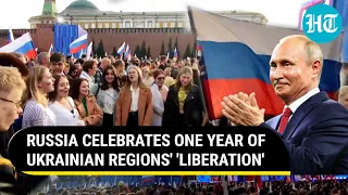 'Fatherland': Putin Joins Thousands Celebrating First Anniversary Of Ukrainian Regions' Annexation