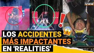 De 'ESTO ES GUERRA' a 'COMBATE': las CAÍDAS y ACCIDENTES más impactantes en la TV peruana