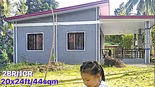 44sqm/20x24ft/2BR’1CR Fully finish at Saktong Budget lang Inabot Congrats maam Cheryl’