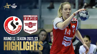 Team Esbjerg vs CS Rapid Bucuresti | Round 11 | EHF Champions League Women 2022/23