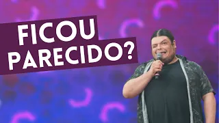 Artista faz imitações de personagens famosos e impressiona Faustão