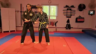 Hapkido - Yellow w Green Stripe - #9