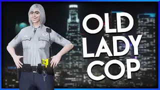 GTA RP | OLD LADY JOINS THE COPS