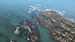 Ballyhalbert bay & burial island Dec 21