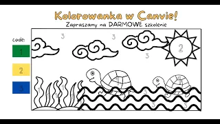 Jak zrobić kolorowanki dla dzieci w Canvie?