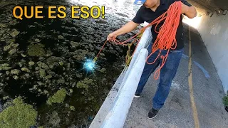 Pescando TESOROS en el RÍO con imán ,, Sorprendente!! 😱😱  "PESCA MAGNÉTICA "