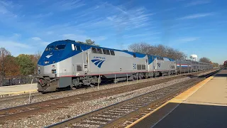 BNSF Racetrack Naperville Amtrak / Metra Station (10/28/22