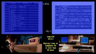 Part #1/5: Booting Linux in 39 hours on Commodore 64 (semu-c64 v0.0.2)