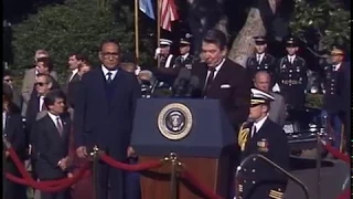 President Reagan's Remarks at Arrival Ceremony for President Duarte on October 14, 1987