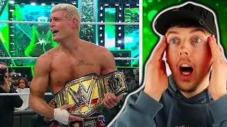 LIVE REACTION TO CODY RHODES DEFEATING ROMAN REIGNS! (WRESTLEMANIA 40)