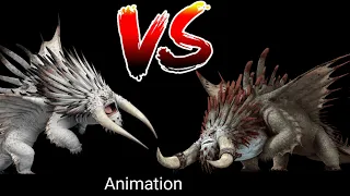 httyd bewilderbeast vs drago's bewilderbeast