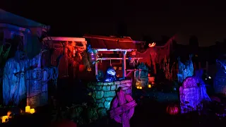 Incredible Halloween Yard Display | Grimwood Hollow Home Haunt Halloween Display | 2019