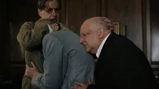 The Death of Stalin(2017)-Kruschev and ministers arrive on the scene