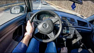 2014 Skoda Fabia II [1.4 16V 85 HP] | POV Test Drive #1094 Joe Black