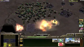 Command & Conquer Generals Zero Hour - Gla Toxin 1 vs 7 HARD Generals (War of Egypt)