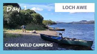 LOCH AWE | CANOE AND WILD CAMP EXPEDITION - Best canoeing in Scotland?