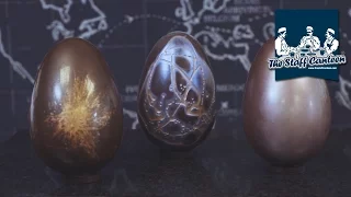 How to make and decorate chocolate Easter Eggs by Mark Tilling