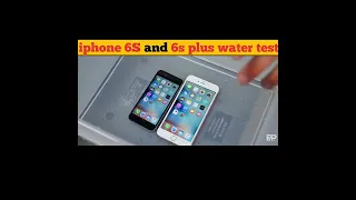 iphone 6s and 6s plus water test #shorts#short