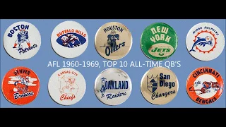 1960's American Football League-Top 10 Best Quarterbacks