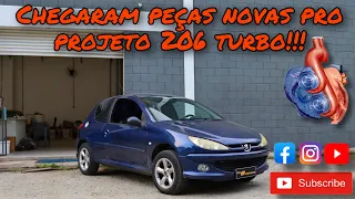 Recebemos peças novas para o Projeto do Peugeot 206 turbo!