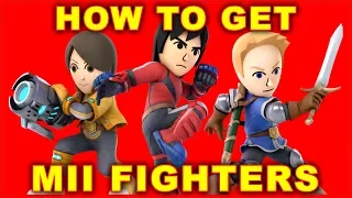 Super Smash Bros Ultimate: How to Get Mii Fighters